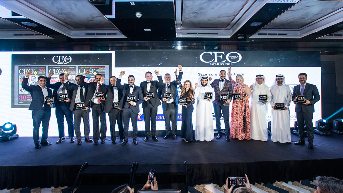 Sixteen winners were honoured at the CEO Middle East awards at Waldorf Astoria DIFC.