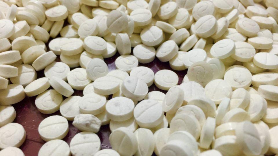 Approximately 2,579,000 Captagon pills were found inside a truck and a private vehicle.