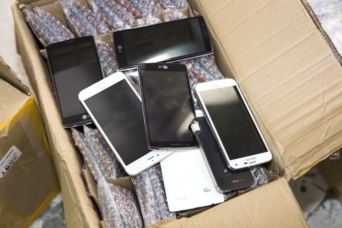 The seized counterfeit products comprised auto spare parts, electronic devices, clothing, accessories, and cosmetics.