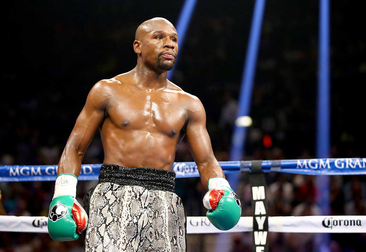 American boxing superstar Floyd Mayweather.