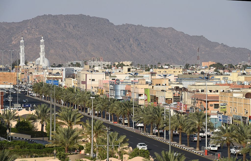 The Saudi border city of Najran 
Photo: FAYEZ NURELDINE/AFP/Getty Images