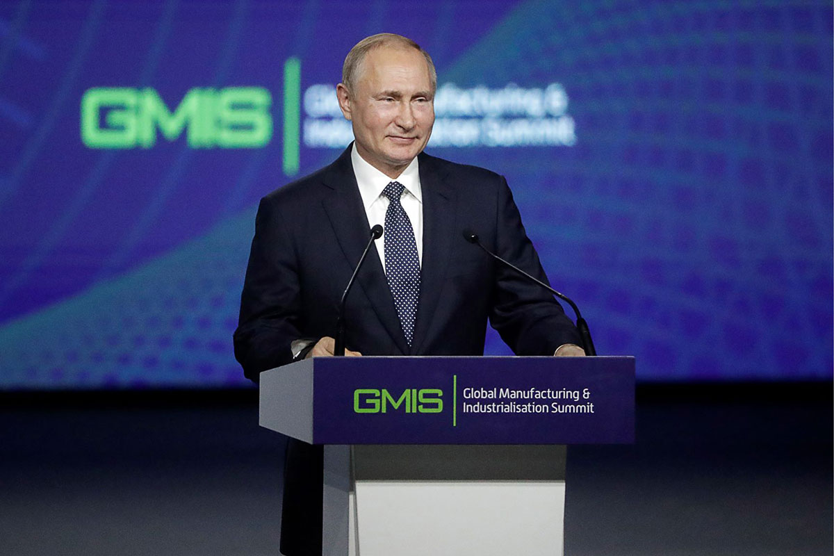 Russian Federation President Vladimir Putin delivered a keynote address in which he emphasised that the Internet of Things must not be allowed to drive the world into a resource and environmental dead-end, but at the same time human progress should not be stopped in its tracks.