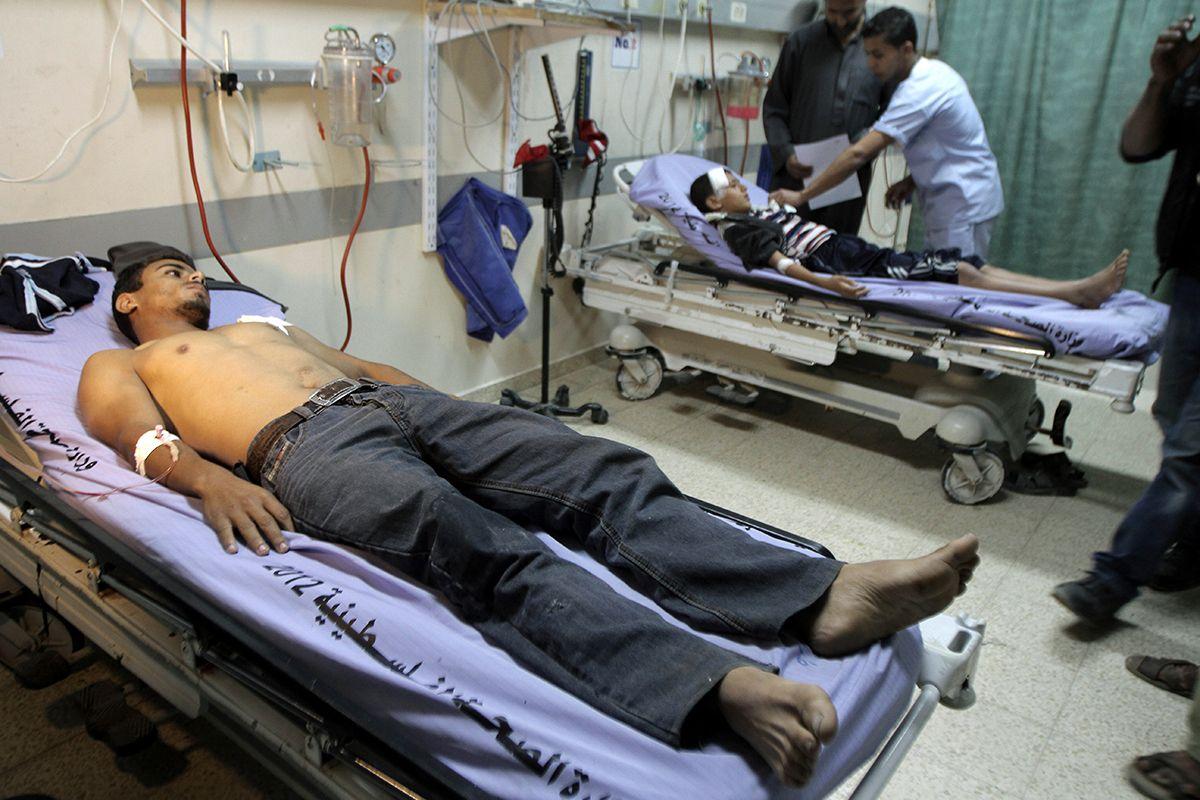 Hospitals+in+Gaza+overwhelmed+by+wounded+as+a+result+of+the+Israeli+military+campaign