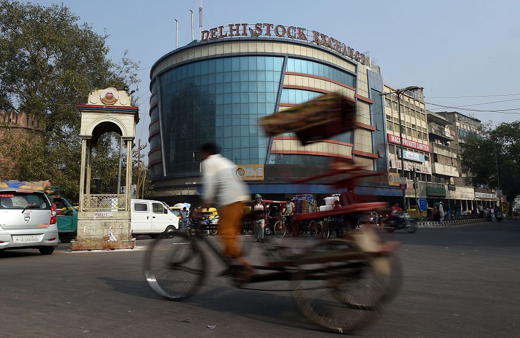 The world’s fastest growing major economy is showing signs of a recovery in animal spirits, suggesting India’s mid-term outlook can weather global trade tensions and emerging market strains.
Photo credit should read PRAKASH SINGHAFPGetty Images