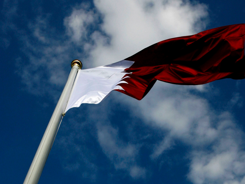 Qatar flag