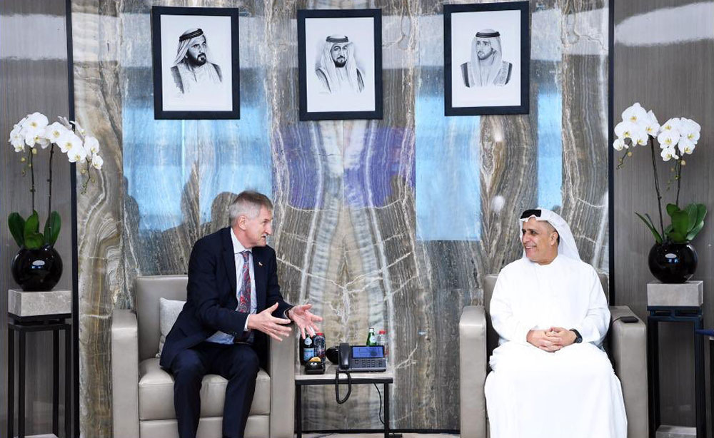 Mattar Al Tayer, Director-General and Chairman of the Board of Executive Directors of RTA met with Holger Mahnicke, Consul General of Germany in Dubai