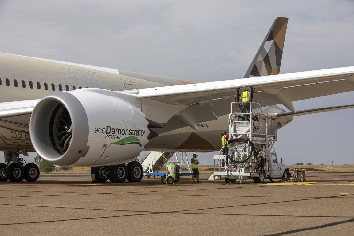 The aircraft is the latest arrival to Etihad’s 39-strong fleet of 787 Dreamliners