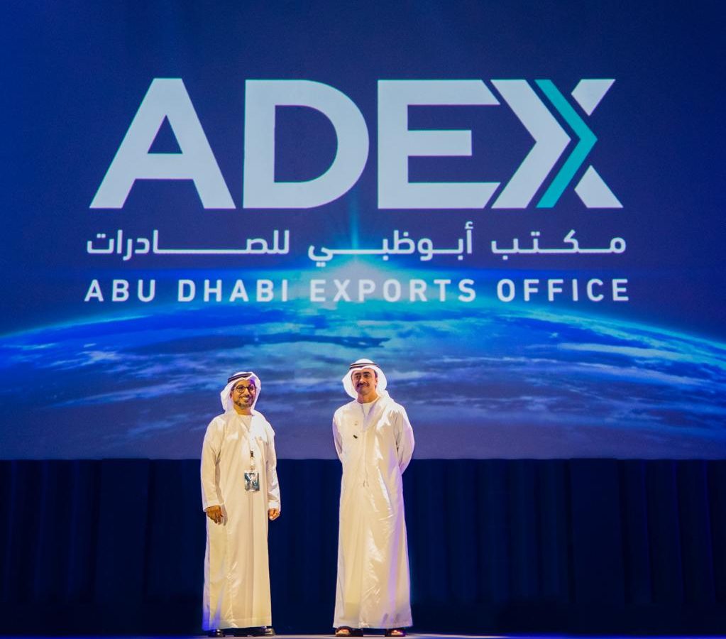 Sheikh Mansour bin Zayed Al Nahyan, Deputy Prime Minister, Minister of Presidential Affairs and Chairman of ADFD’s board of directors is seen with Mohammed Saif Al Suwaidi, director general of ADFD.