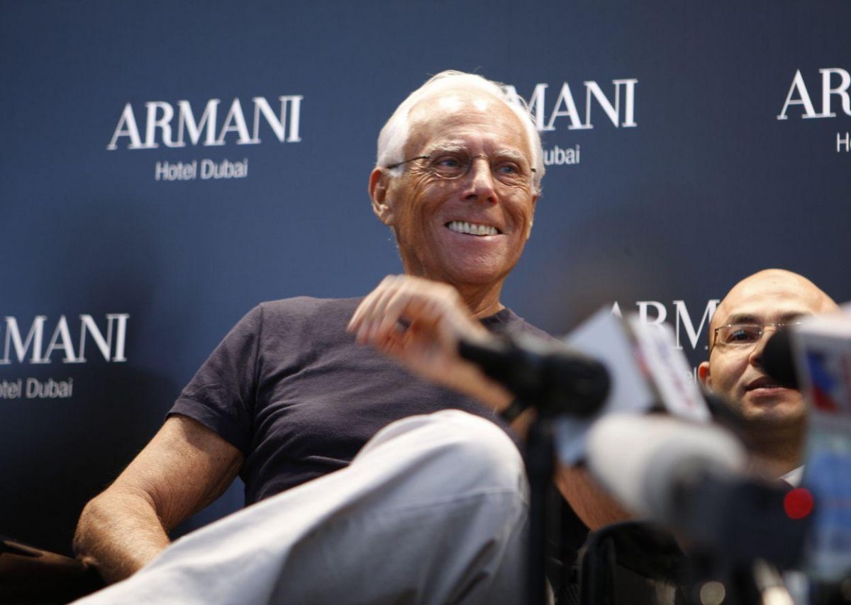 Giorgio Armani - The Armani group announces the opening of