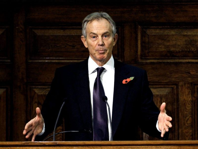 Former British Prime Minister Tony Blair. (Getty Images)