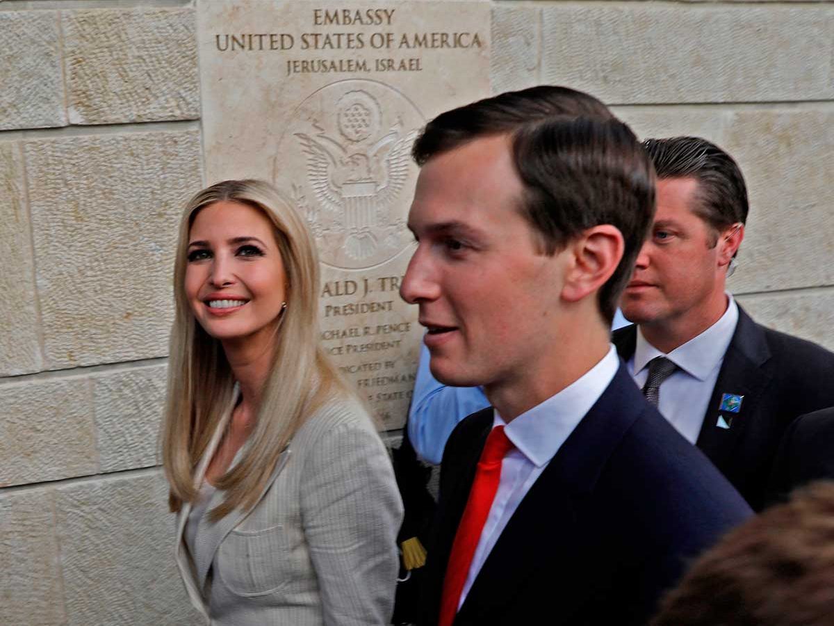 Ivanka Trump, the daughter of the US President, was in Israel for the inauguration of the US Jerusalem embassy on Monday.