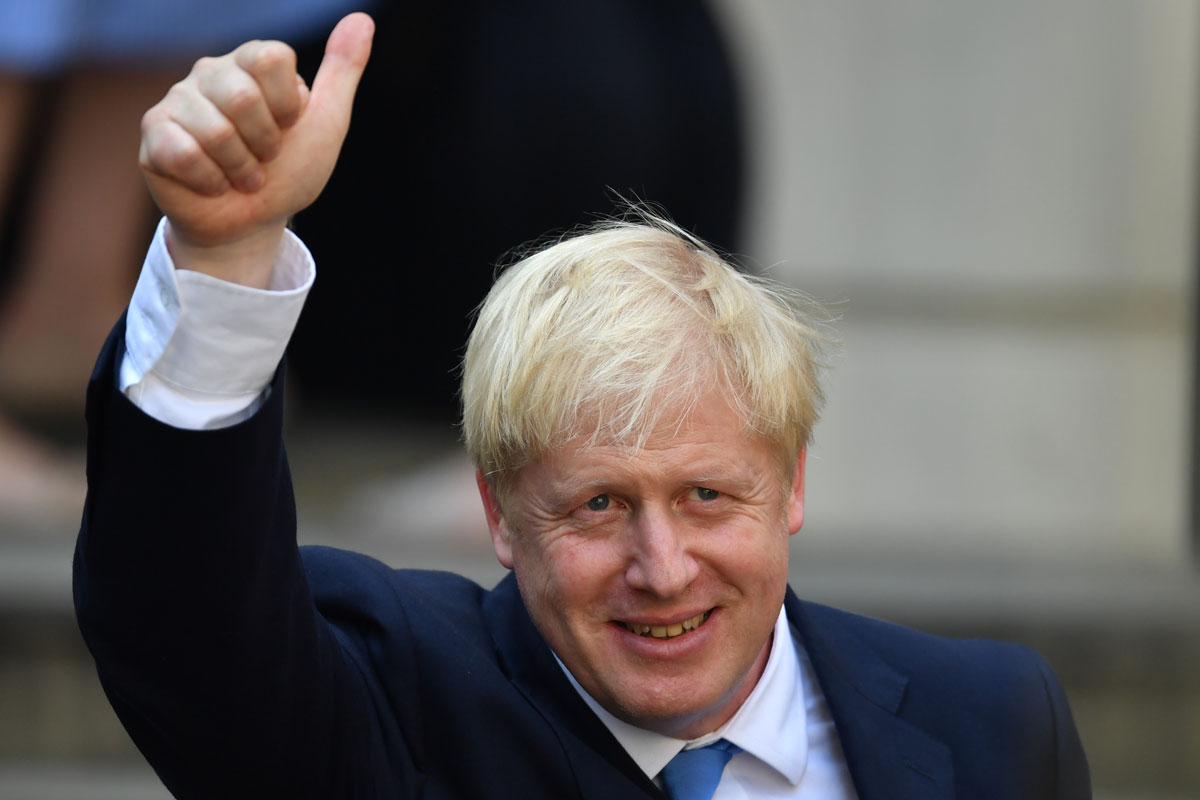 Newly elected leader of the Conservative party Boris Johnson. (Jeff J Mitchell/Getty Images)