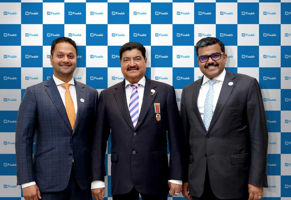 Fintech Leadership Team - Dr. B R Shetty, Founder & Chairman, Finablr; Binay Shetty, Executive Director, Finablr & Promoth Manghat, Executive Director, Finablr