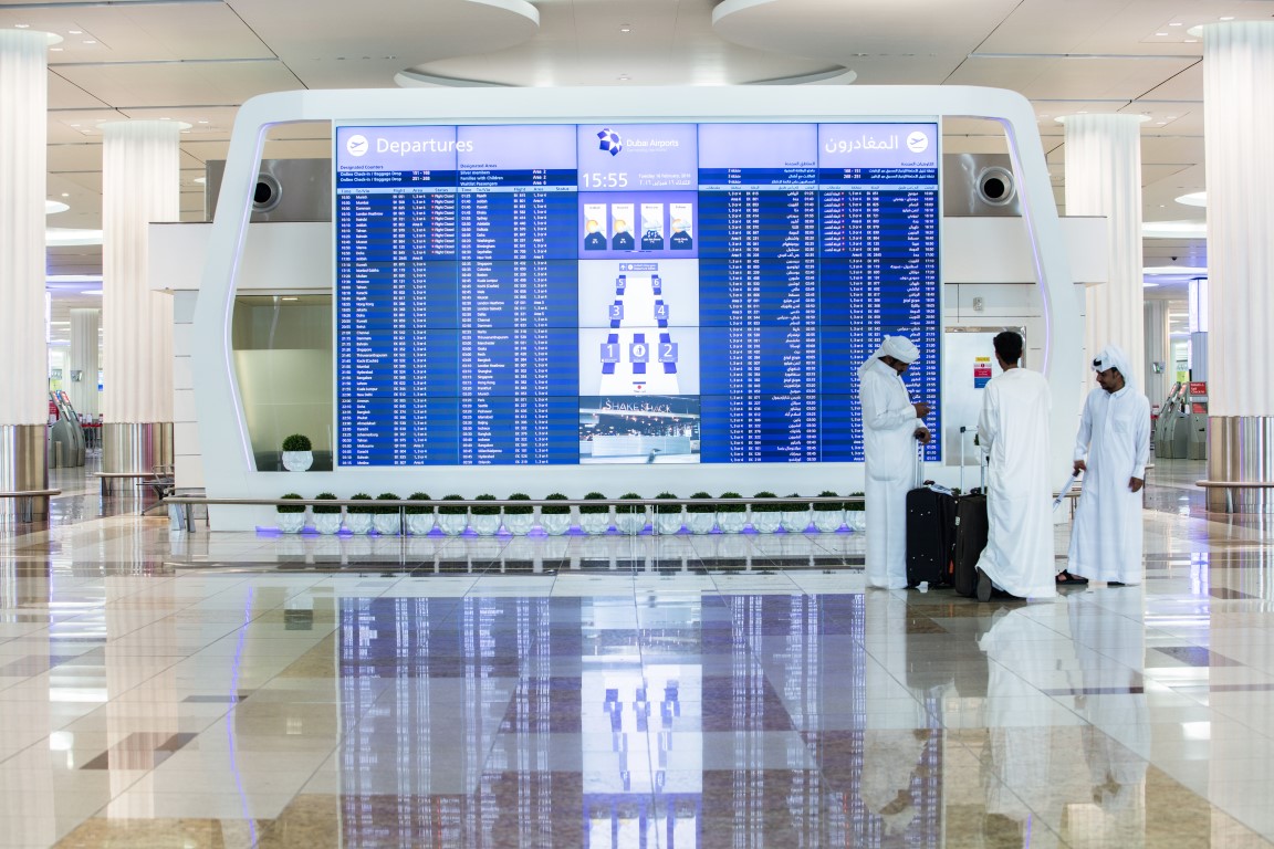 The number of people passing through the airport was 17.9 million last year, according to the GDRFA Dubai.