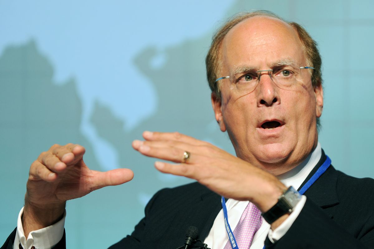 Larry Fink, chief executive of BlackRock