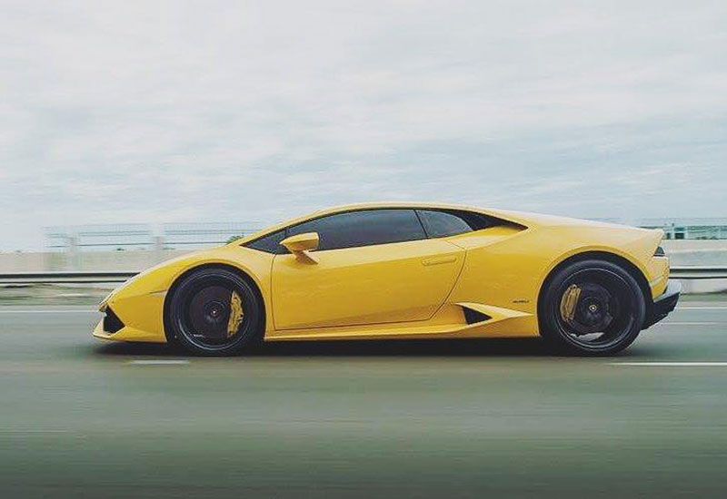 The Lamborghini Huracan leased to the tourist. Photo supplied.