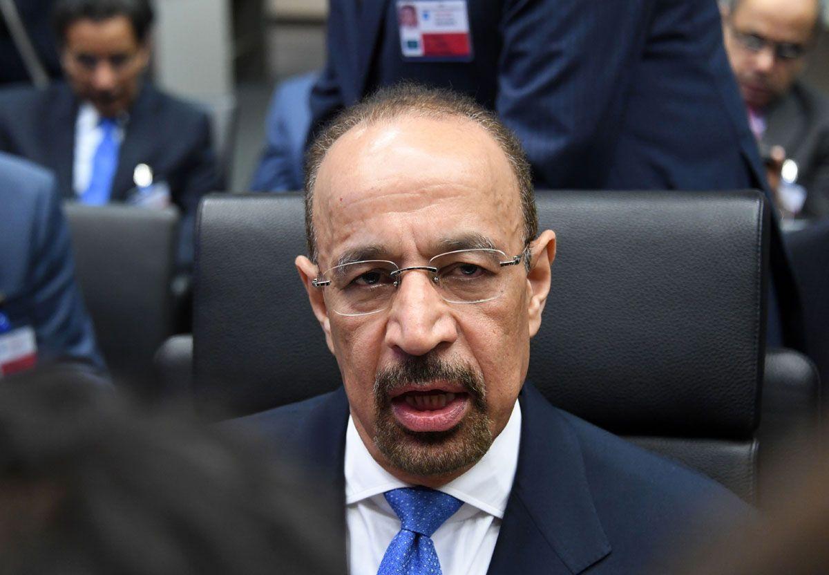 Saudi Arabia's minister of energy Khalid Al-Falih