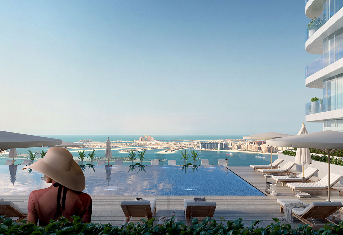 emaar beachfront residential branded residence