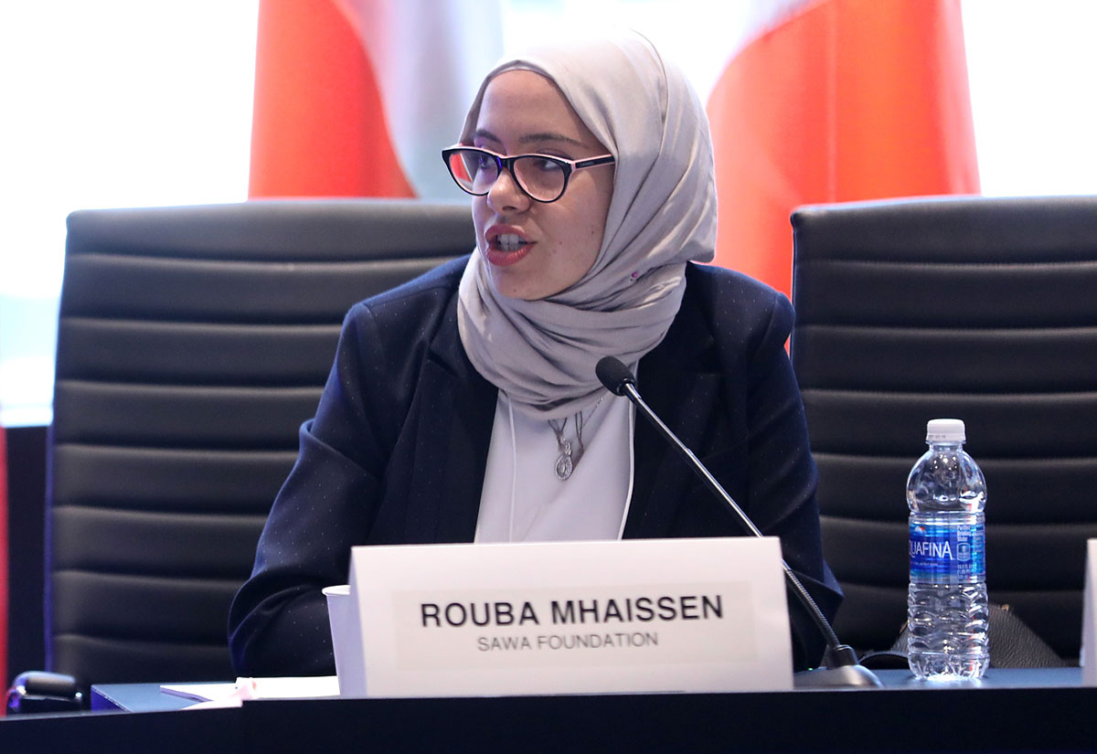 Syrian-Lebanese economist Rouba Mhaissen.