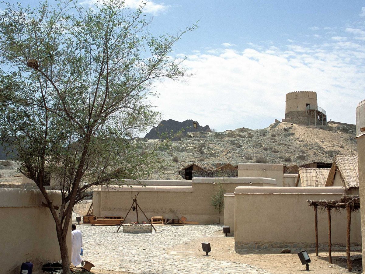 Hatta Heritage VillageThis traditional Emirati village dates back more than 2,000 years and was restored in 2011. Nestled in the Hajar Mountains, Hatta is a monument to the UAE’s heritage, with homes, shops, farms, a freshwater canal and cemetery. If you have time, drive north to Fujairah and visit the lively Friday Market in Mas