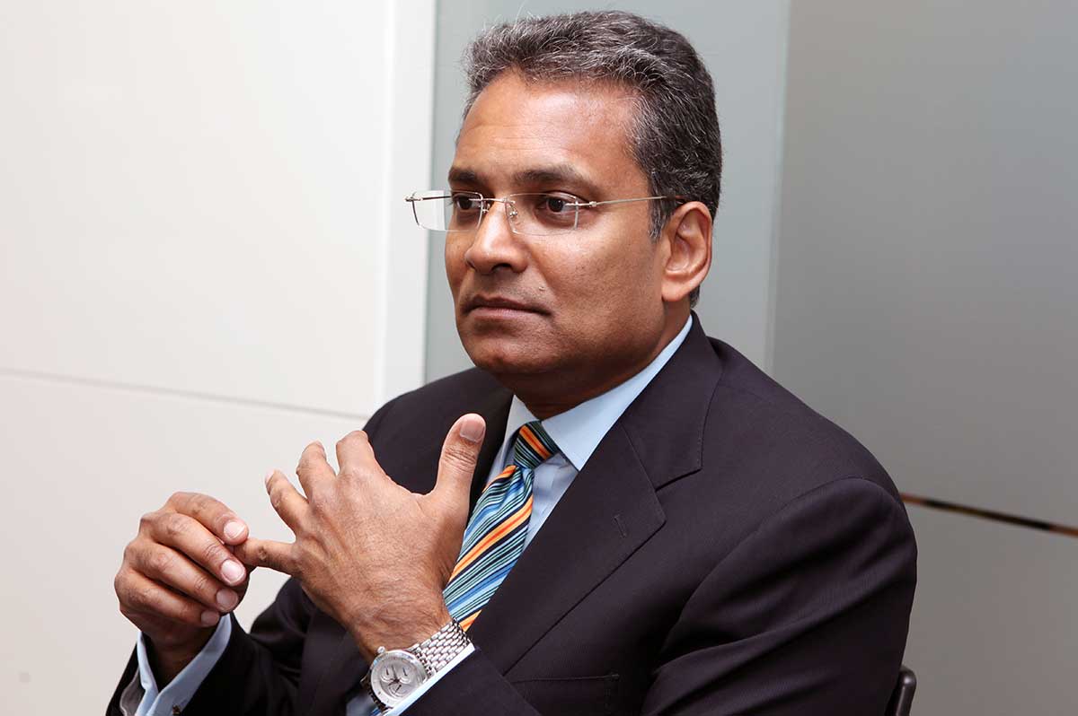 Paddy Padmanathan estimated ACWA Power International needs about $800 million a year in cash to help fund its goals for developing $6 billion to $8 billion a year of electricity generation plants.