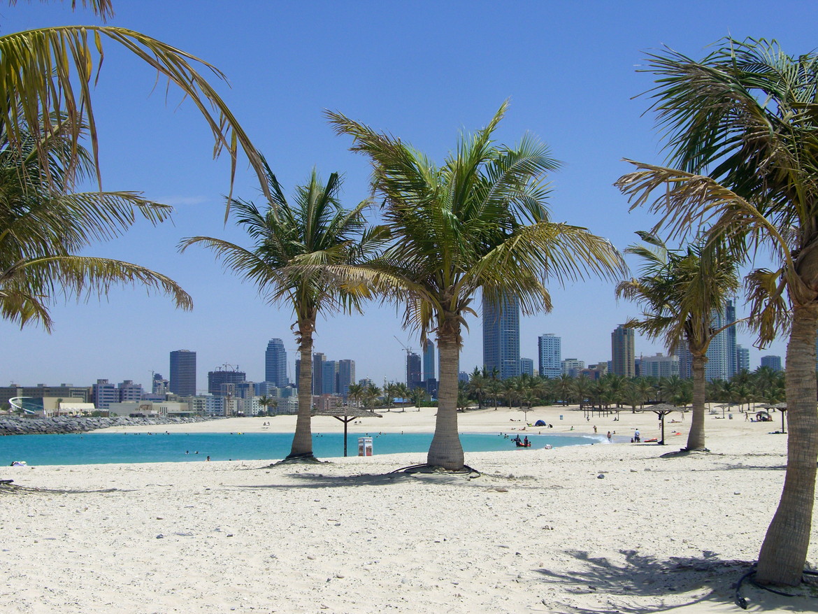 Al Mamzar Beach Park.