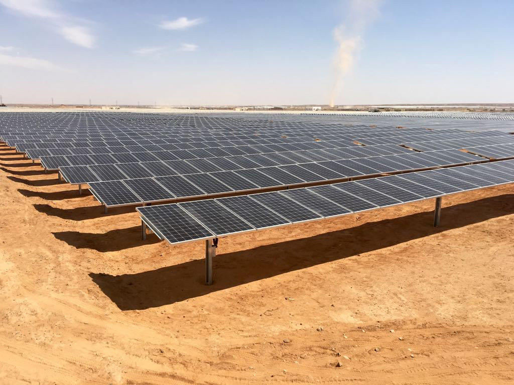 Alcazar Energy's solar project in Ma'an, 200km south of Amman, Jordan.