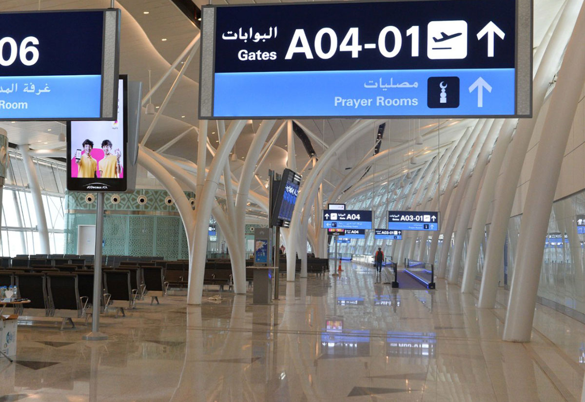 Crew members of flights landing in the kingdom are not allowed to leave their planes.