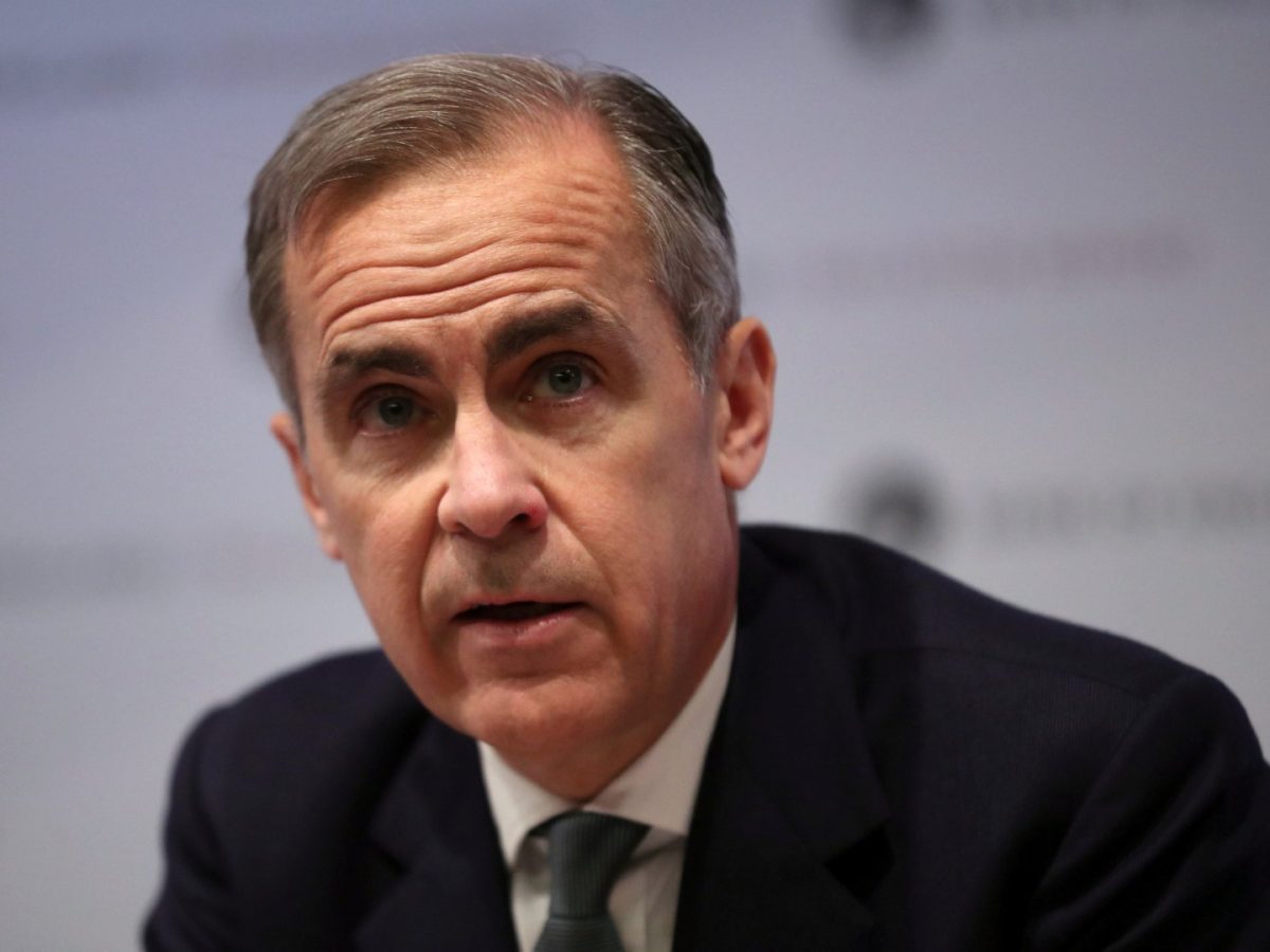 Governor of the Bank of England Mark Carney