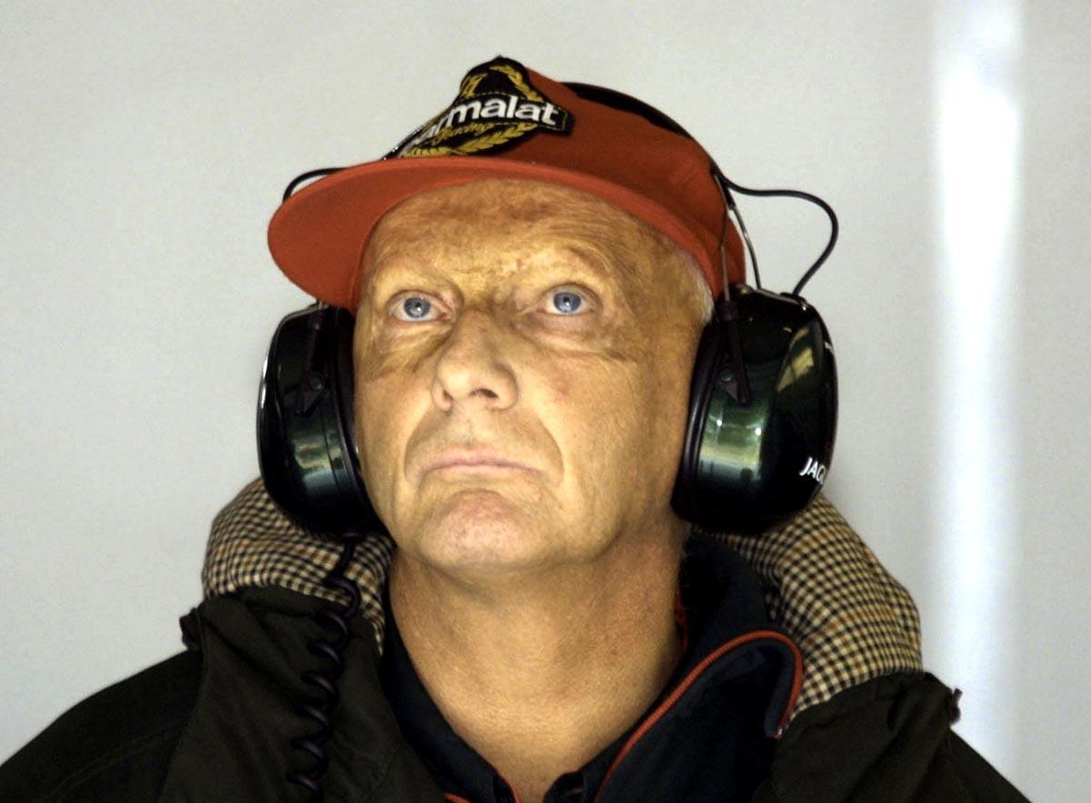 Ex Formula One racing driver Niki Lauda