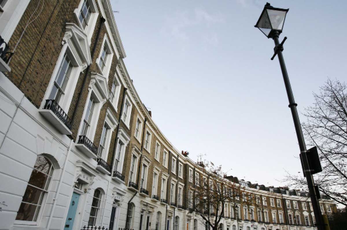 House prices in the capital fell by 1.1% in April from a year earlier.