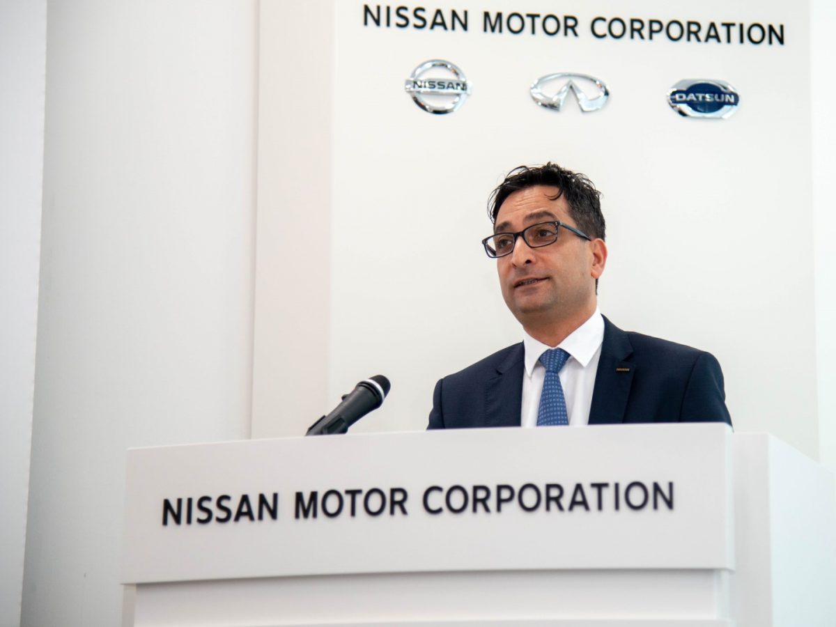 Peyman Kargar,  Nissan's chairman of Nissan in Africa, the Middle East and India.