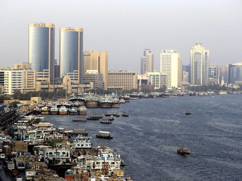 A general view of Dubai Creek. (Getty Images)