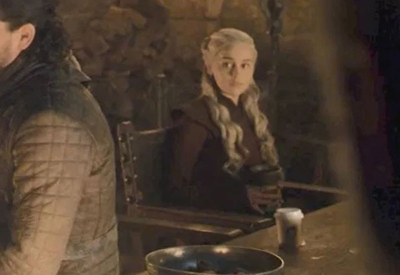 With regards to season 8, there was an insatiable amount of interest in what the coffee cup was doing in that scene.