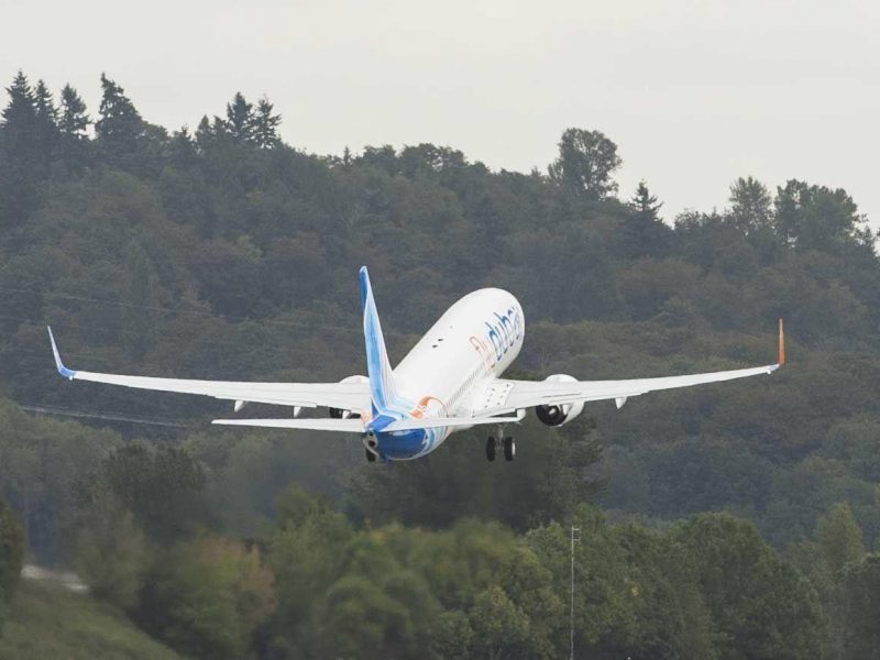 Ukrainian authorities detained a Russian citizen at Kyiv airport after he claimed to have explosives onboard a flydubai flight.