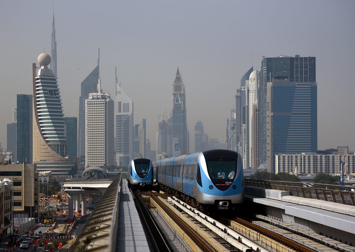 One of the guides in based on Dubai Metro. (Getty Images)