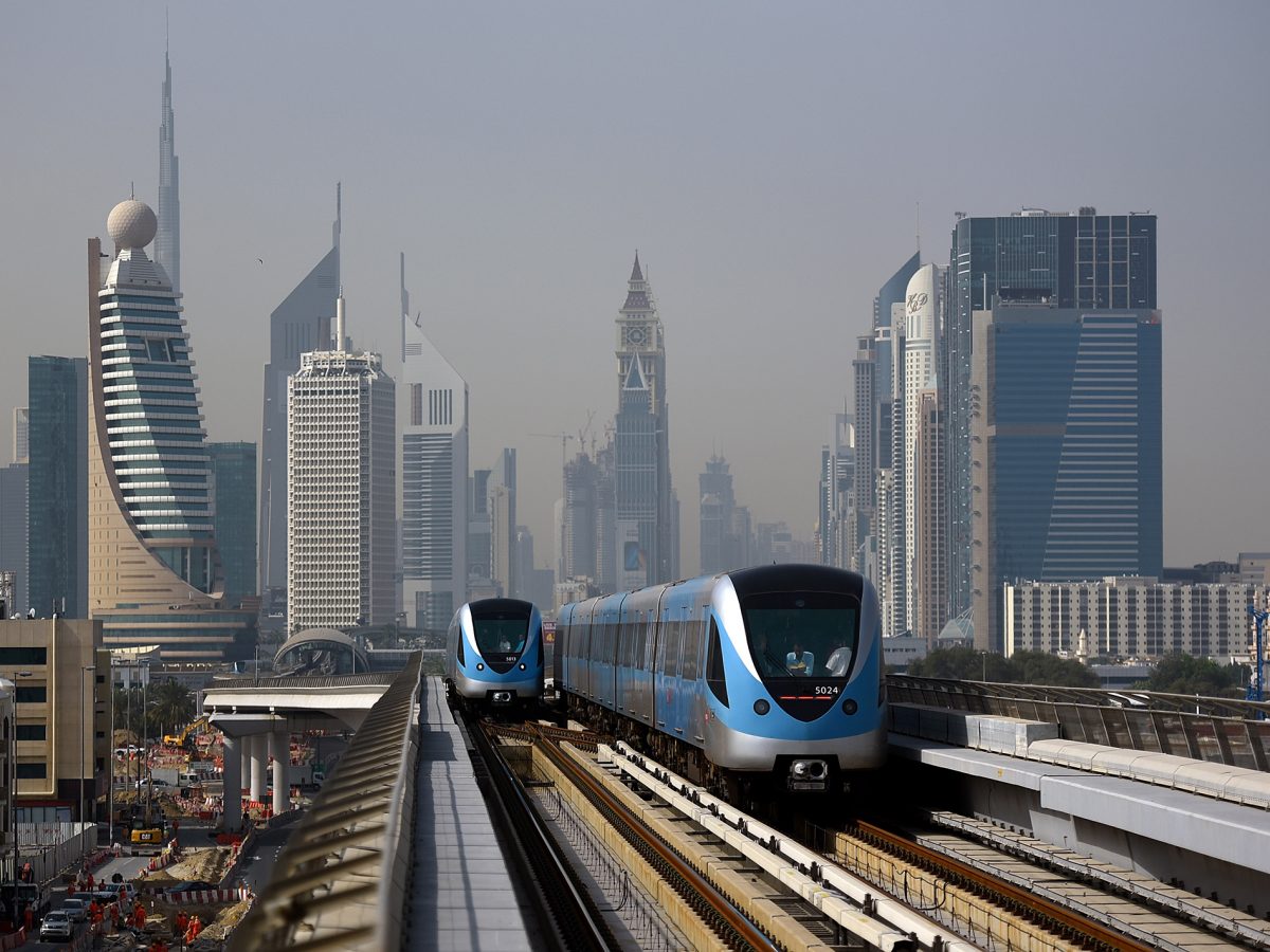 One of the guides in based on Dubai Metro. (Getty Images)