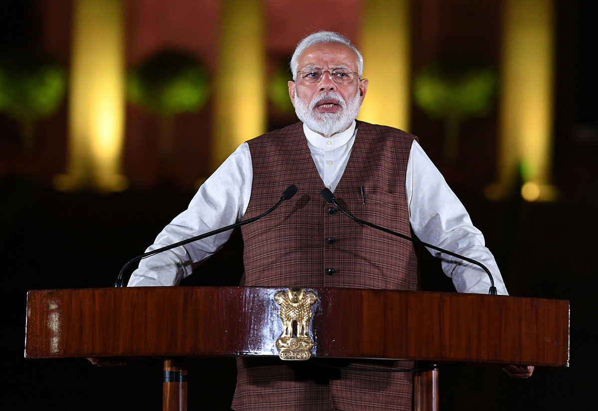 Indian Prime Minister Narendra Modi. (PRAKASH SINGH/AFP/Getty Images)