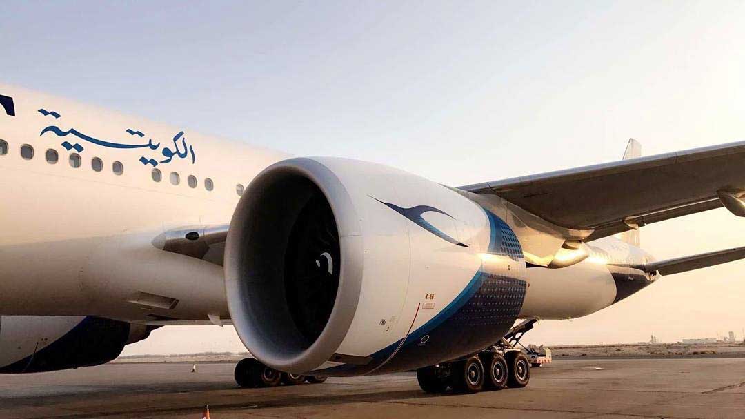 Kuwait Airways' Boeing 777 was stationary as it awaited clearance to take off when its tail was clipped by the right wing of a China Southern plane, causing damage to both aircraft