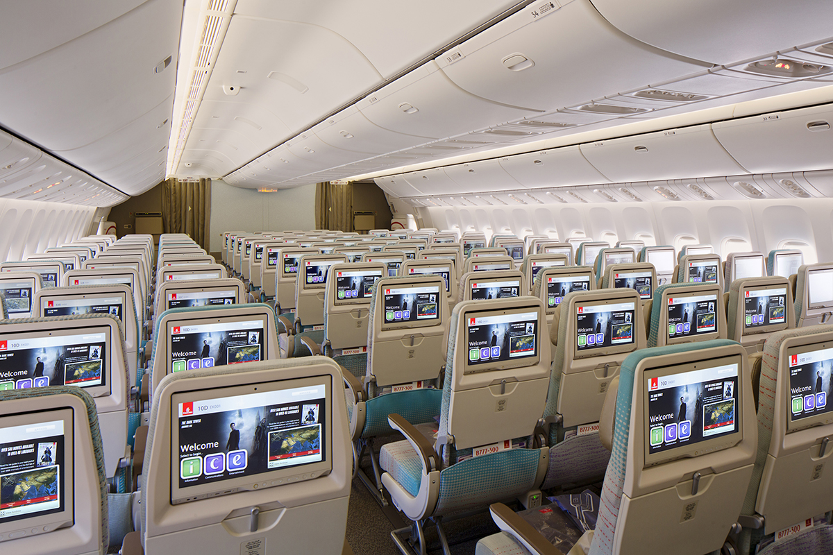 The new screens form part of an agreement penned in 2016 with French multinational Thales to equip Emirates’ fleet of 777X aircraft – the first of which are due to be delivered next year – with its Avant in-flight entertainment system.