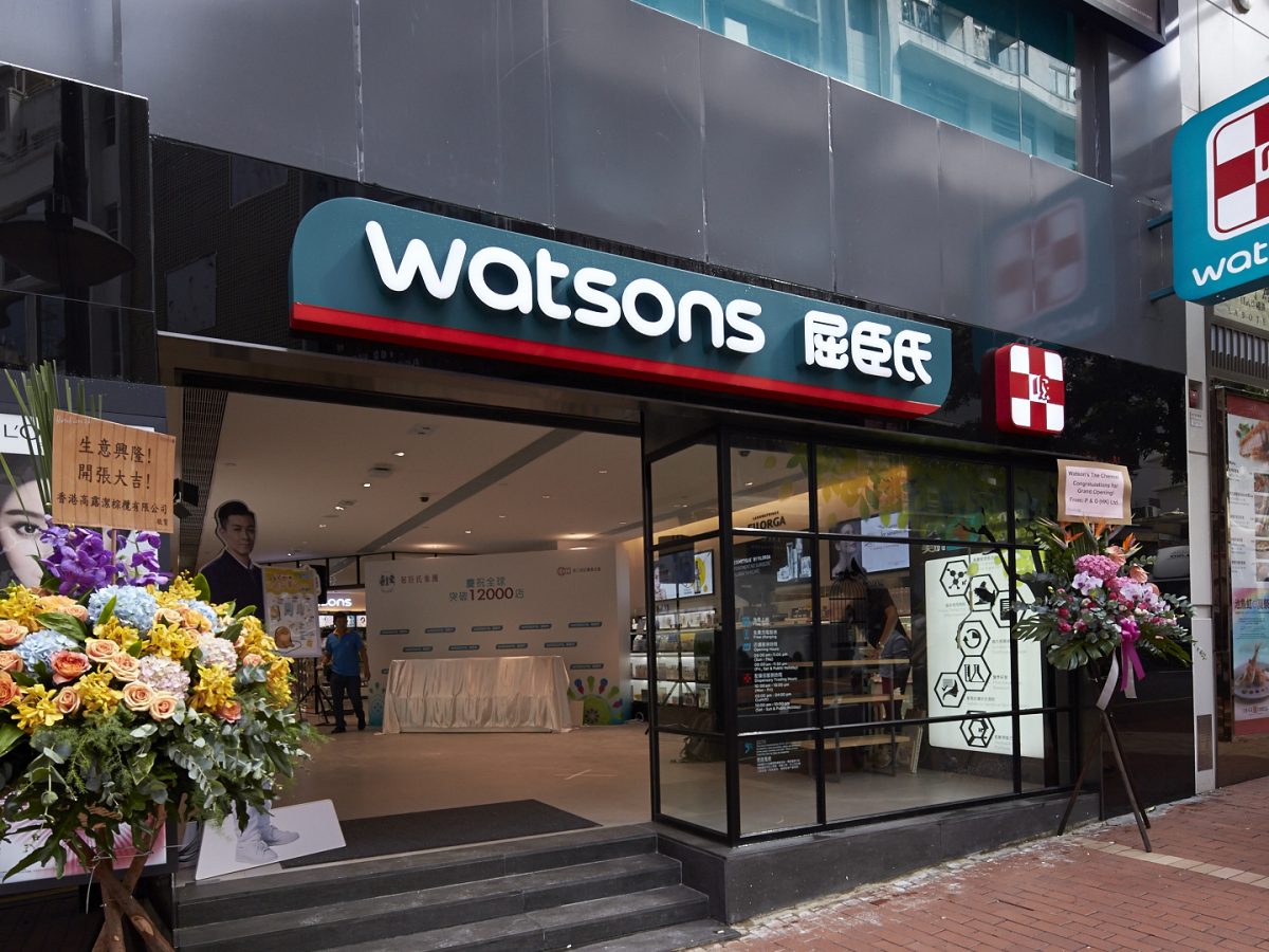 AS Watson, which is a unit of Hong Kong tycoon Victor Li’s CK Hutchison Holdings.