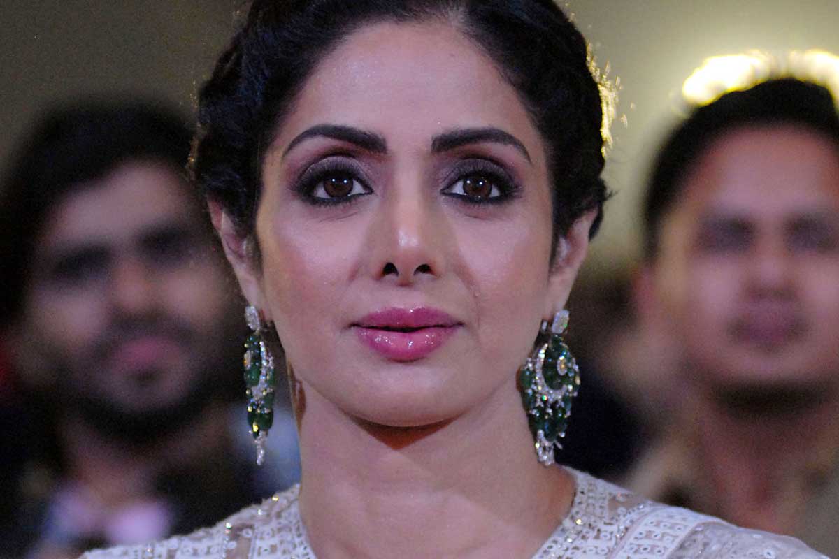 Indian Bollywood actress Sridevi Kapoor. (SUJIT JAISWAL/AFP/Getty Images)