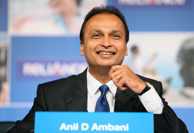 The judges warned that Anil Ambani would be jailed for three months if 4.5 billion rupees were not stumped up within a month.