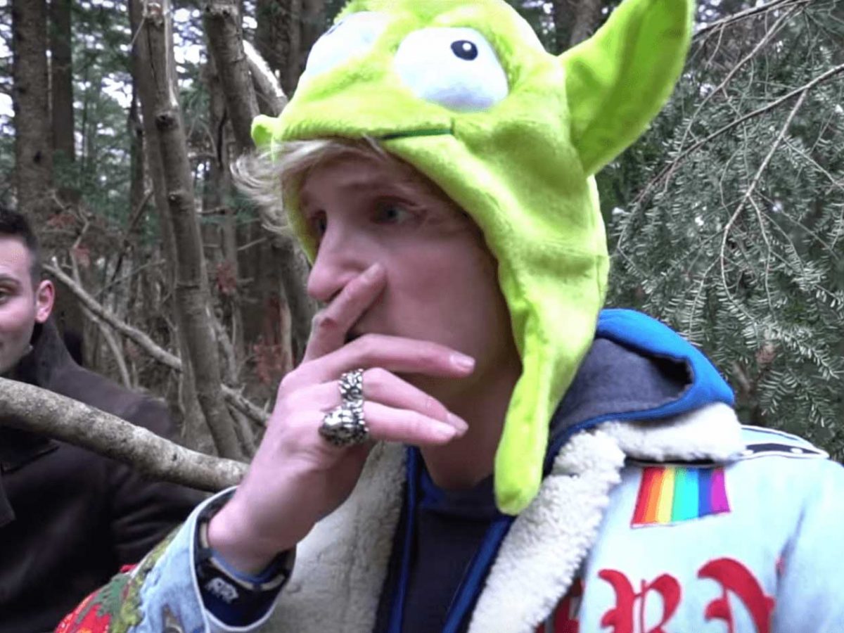 Shock viewing: A scene from Logan Paul’s recent ‘Suicide Forest’ video