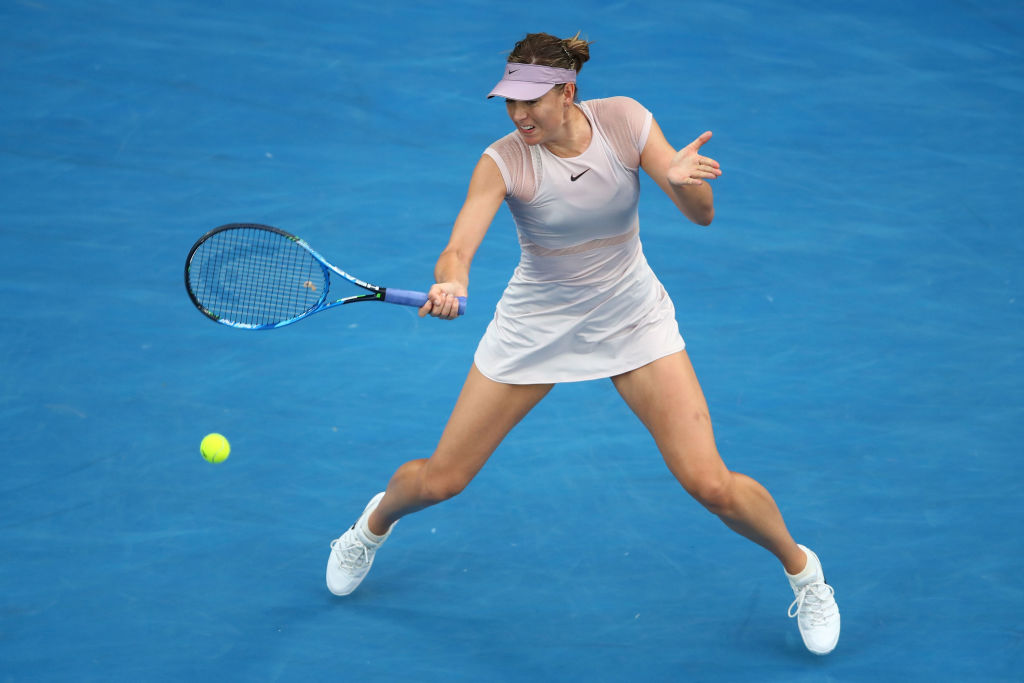 Five-times grand slam winner Sharapova, who had a accepted a wildcard to make her first appearance at the tournament since 2006, decided to withdraw citing a forearm strain.