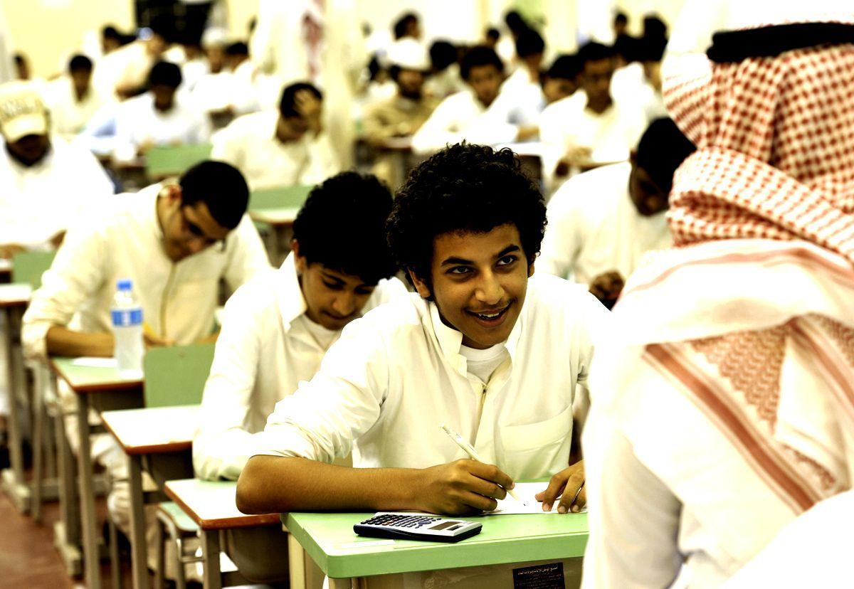 Saudi students sit for their final high school exams in the Red Sea port city of Jeddah. (AMER HILABI/AFP/Getty Images - for illustrative purposes only)