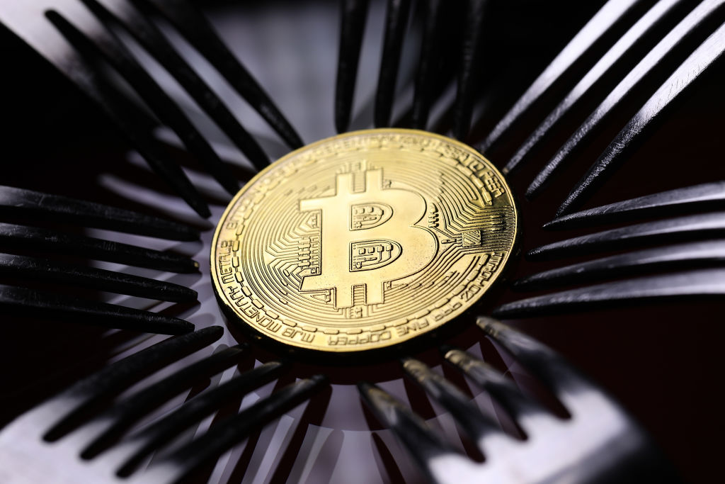 None of the 74 rated cryptocurrencies currently get an A grade, but Ethereum, the second-largest cryptocurrency by market capitalisation, got a B – or “good”.
 Photo: Dan Kitwood/Getty Images