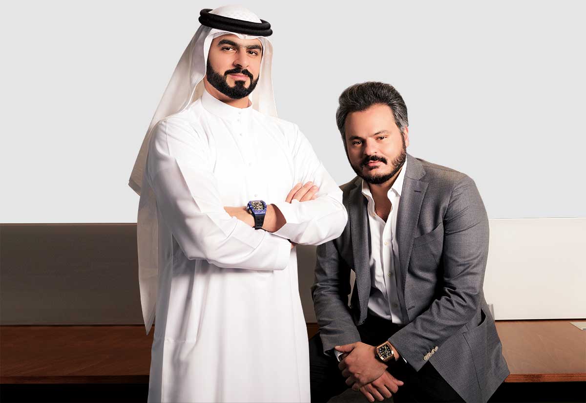 (l-r) Easa Al Gurg and Jad Toubayly