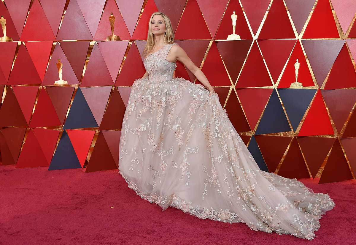 Oscar red 2024 carpet gowns