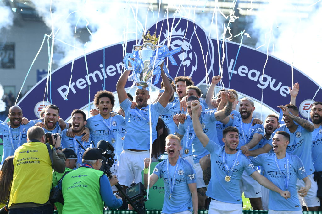 Manchester City secured a second successive Premier League title last weekend with victory at Brighton. (Mike Hewitt/Getty Images)